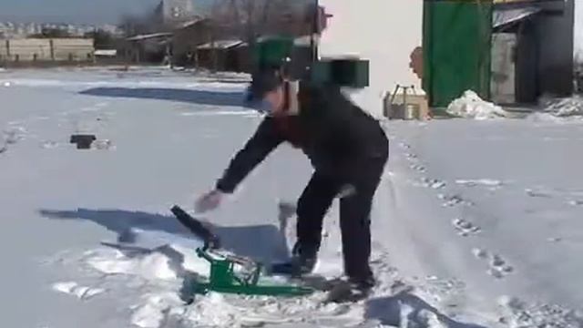 Метательная машина "Конкорд" -  робота в зимних условия смотреть онлайн