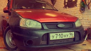 Поставил бампер калина спорт 1