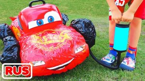 Влад и Ники играют с игрушечными машинками. Сборник видео для детей!