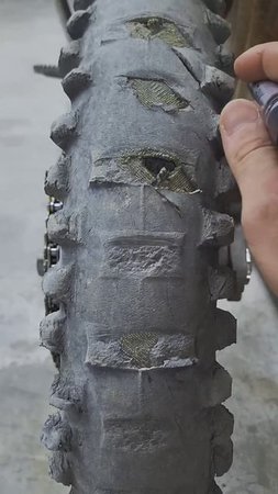 Испытания покрышки gumm tire extreme 3 завершены)))Покрышка едет!