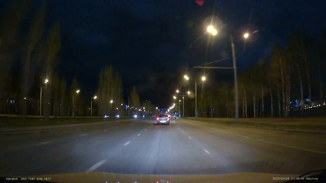 Ночная запись Neoline G-Tech X63 смотреть онлайн