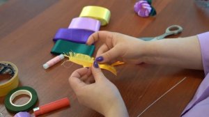 Цветы из атласных лент | Московское долголетие