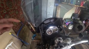 Замена обгонной муфты на двигателе ZS-177 / Установка LED л