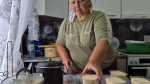 Капусту посадила/ творог сварила на продажу/ заросли грядки