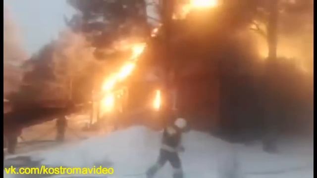 Пожар в Валенке.14.11.2016 смотреть онлайн