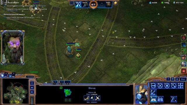 Starcraft 2 Совместные задания - Мутация Партизаны в туман?