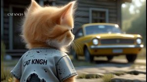 Это так опасно... Но Крошечный Котенок Сделал Это ради Своей Младшей сестры