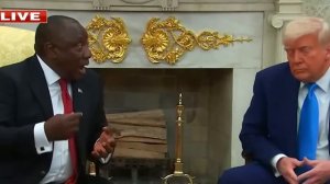 Президент ЮАР Рамафоса преподал урок дипломатии Трам?