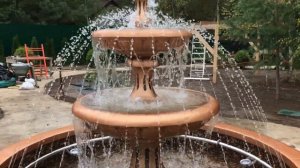 Садовый фонтан для дачи | Модульный фонтан "Королевска