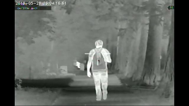 DEDAL VENATOR - обзор тепловизионного прицела, снятый на теп? смотреть онлайн