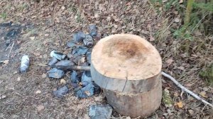 Арму. Закат. Березы и костер