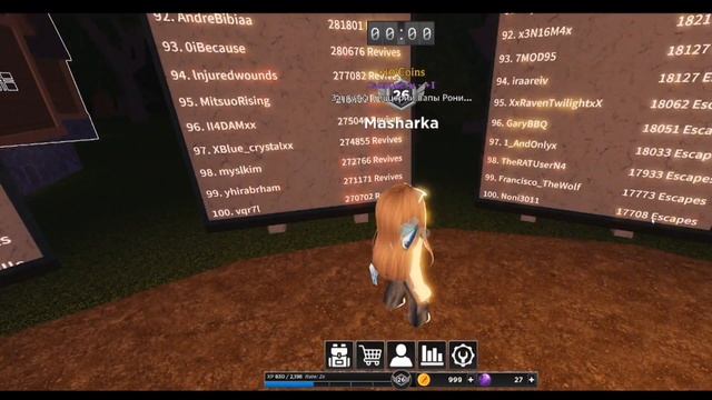 купила новый нож! побег от убийцы Roblox