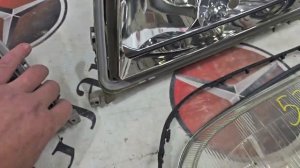 Фары рестайл на Mercedes-Benz W140 S