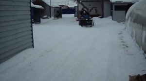 Чистим снег