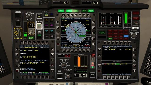 Solovyov in KSP | Полёт на Муну. Полное управление от первого ? смотреть онлайн