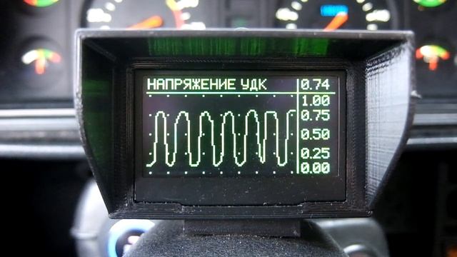 Самодельный бортовой компьютер. Экран с графиком напр смотреть онлайн