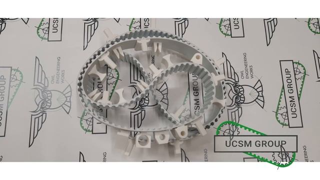 Ремень с планками TPU по чертежу заказчика. Производств