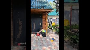 Красивый сад у клиентки