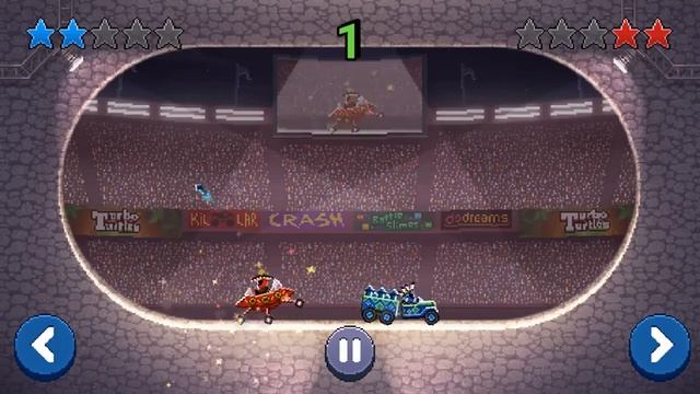 Drive Ahead! Replay: Ракетный грузовик vs. Летающая тарелка. смотреть онлайн