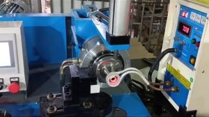 станок для закатки концов труб со склада с индуктором