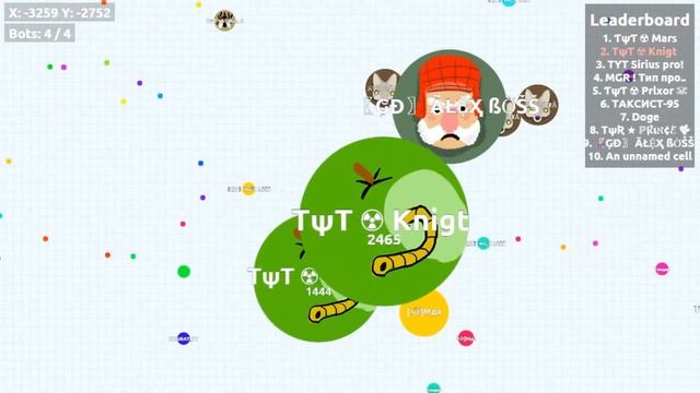 #3 AgarIo | Team play | Командная игра смотреть онлайн