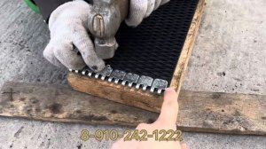 Установка замка на ремень Джон Дир 550