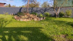 ОБЗОР САДА И ОГОРОДА 1 МАЯ . НАЧАЛИ СТРОИТЬ КОЗЫРЁК НАД