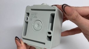 Розетка зовнішня одинарна з/з VIDEX BINERA IP65