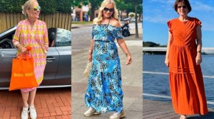 МОДА 2025 💕НА ЛЕТО ДЛЯ ЖЕНЩИН 50+ 💕В ОРИГИНАЛЬНЫХ ОБРАЗ?