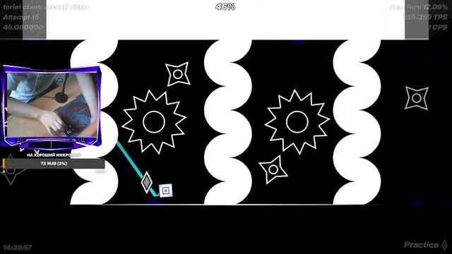 привыкаю к sayodevice 03c - GEOMETRY DASH смотреть онлайн