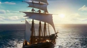 Корабль плывет по волнам | Нейросеть создает видео по ?