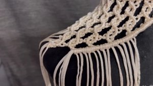Одежда МАКРАМЕ. МК как плести плечи макраме. DIY macrame. Ст?