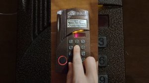 Установка общего кода на домофоне CYFRAL CCD-2094.1M