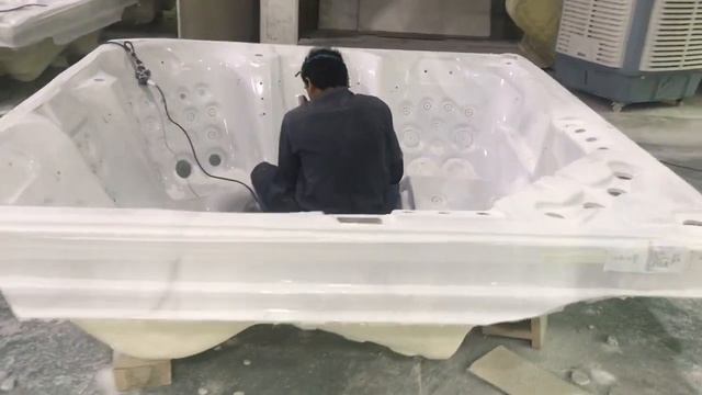 Цех подготовки акриловых чаш к установке форсунок на ? смотреть онлайн