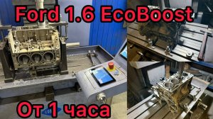 гильзовка блока двигателя Расточка циилндров Ford Focus Mondeo Kuga 1.5 1.6 EcoBoost JTMA M8DA