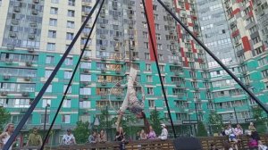 Воздушное кольцо (и первое падение😅) | Music: INFINITY - Anxiety x Somebody That I Used To Know