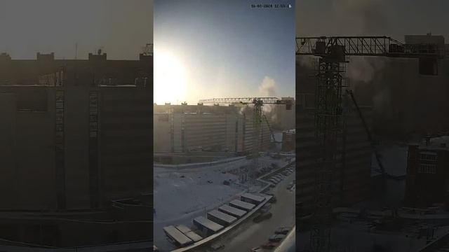 Таймлапс строительства GAGARIN CITY (Гагарин Сити) Новосиби смотреть онлайн