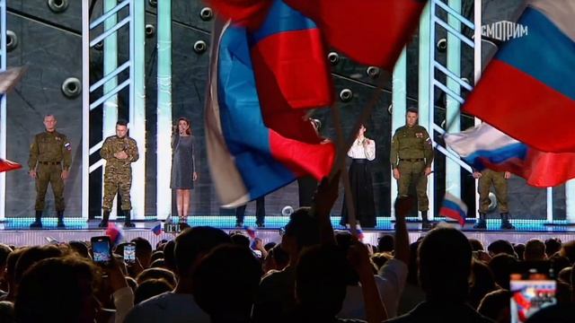 День России. "На безымянной высоте" - Д.Певцов, Н.Качура, Е.Кобыляцкая, Е.Сыромля, группа "123 полк"