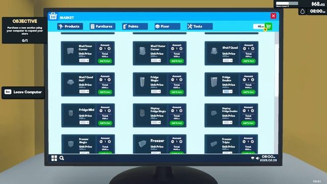 Большие амбиции малого бизнеса • Supermarket Simulator #1 смотреть онлайн