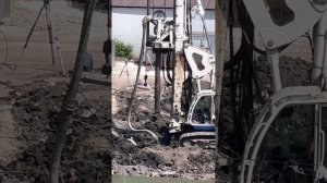 Бурение под сваи 5.06.24г строительство стройка