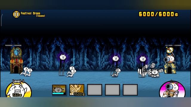 Прохождение the crazed gross двумя котами |The battle cats. смотреть онлайн