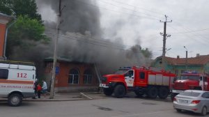 В Кунгуре произошёл пожар в магазине «Эксклюзив»