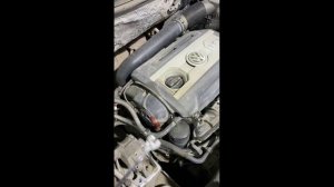 Работа двигателя VW Tiguan после ремонта.