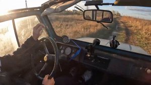 Путешествие на ЛуАЗ 969М в лес, загорелся ремень генера?