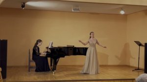 Елизавета Шведчикова 
Ж.Массне - «Севильяна» 
Н.А.Римский-Корсаков «Песнь Шемаханской царицы»