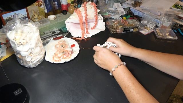 Моё хобби. Бусины из раковины тридакны. смотреть онлайн