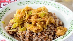 Гречневая запеканка с яблоками