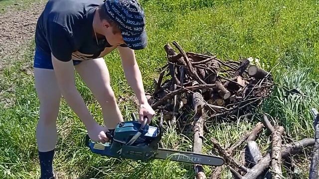 ЧТО СТАЛО С БЕНЗОПИЛОЙ ЗА 3000 РУБ СПУСТЯ   ПОЧТИ ГОД   ТЕ