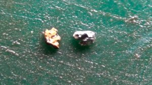 Мою Золото в ручье на Счастливом месте!