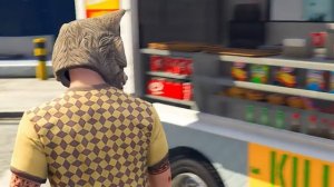 FlazinЗА МНОЙ ОХОТИТСЯ БЕЗУМНАЯ ФАНАТКА В ГТА 5 ! - 24 ЧАСА СПАСАЮСЬ В GTA 5